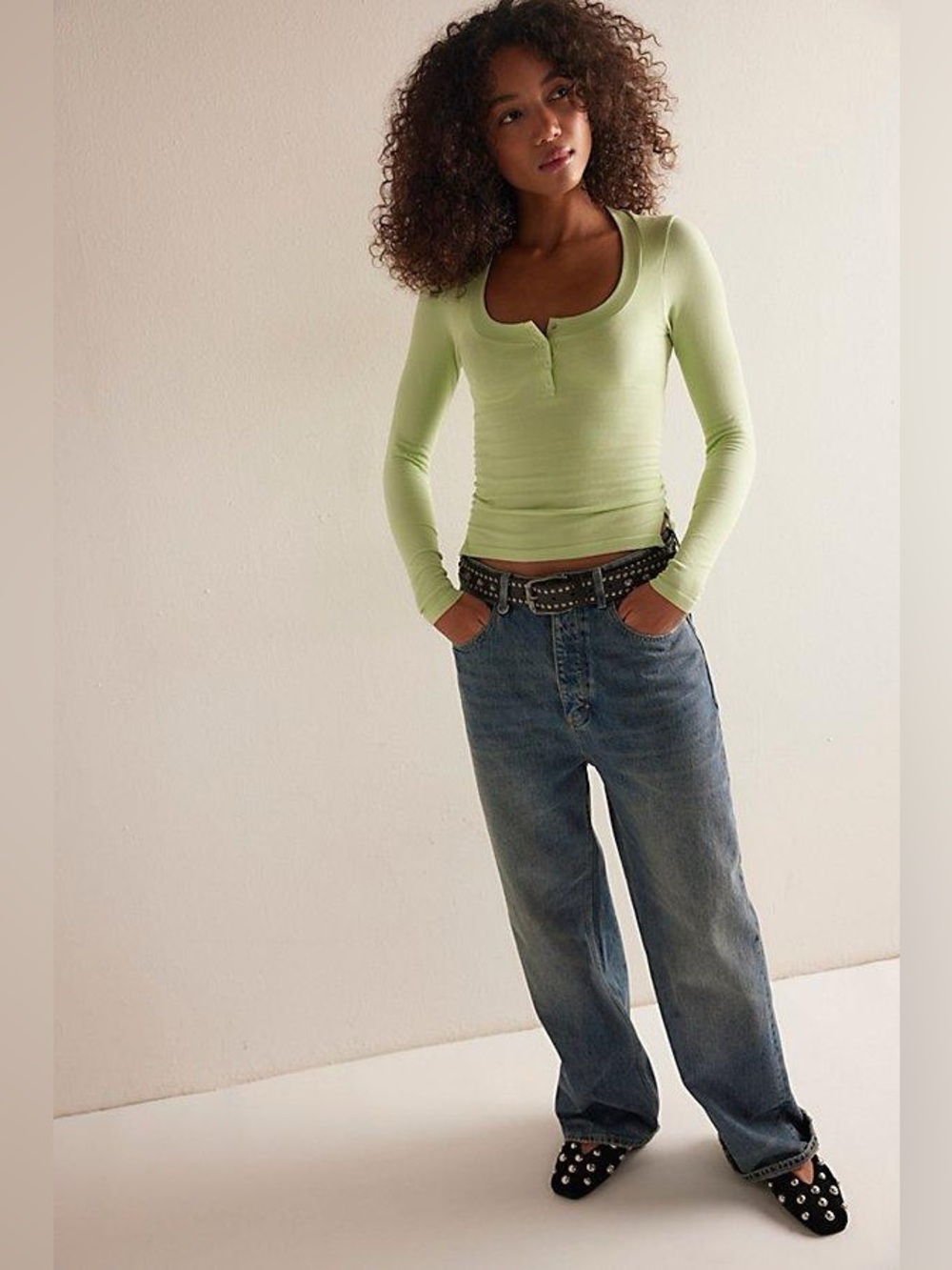 Free People Intimately Wide Awake Layering Top